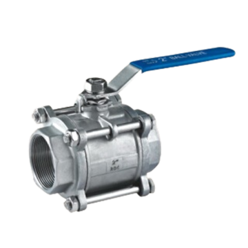 three-piece stainless steel threaded ball valve